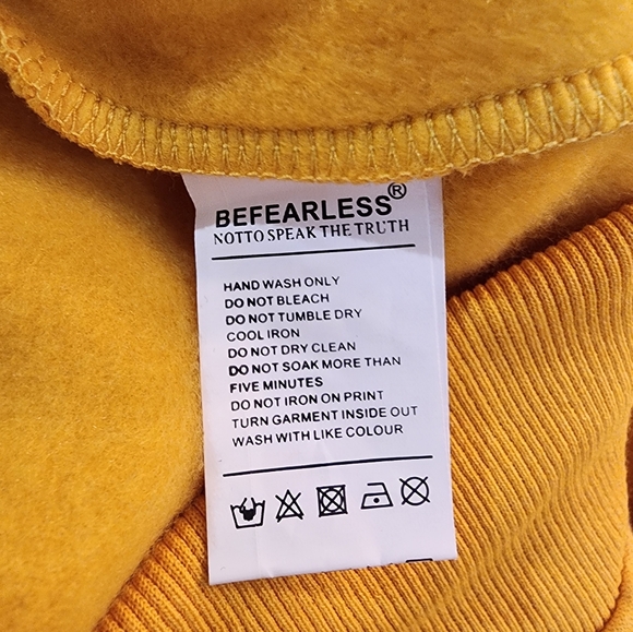 BeFearless Japanese Ice Tea Streetwear Hoodie Sweatshirt Size M - Picture 9 of 10